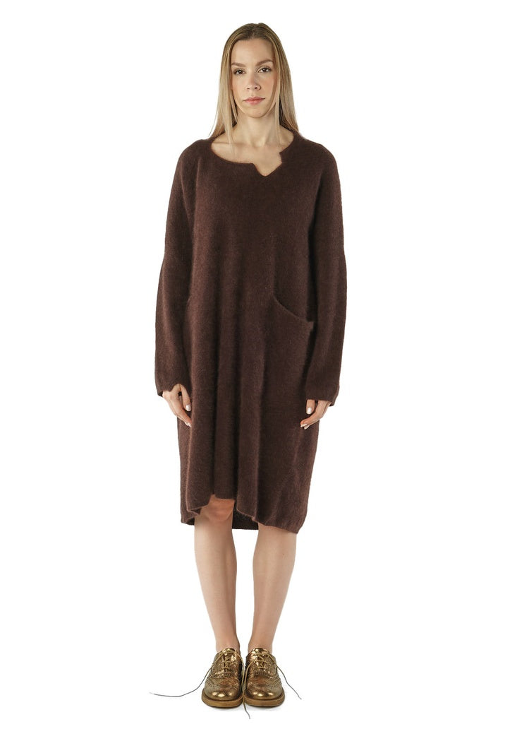 BRUSHED KNIT TUNIC
