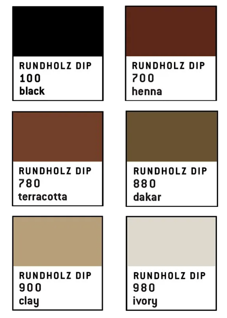 RUNDHOLZ DIP colour chart
