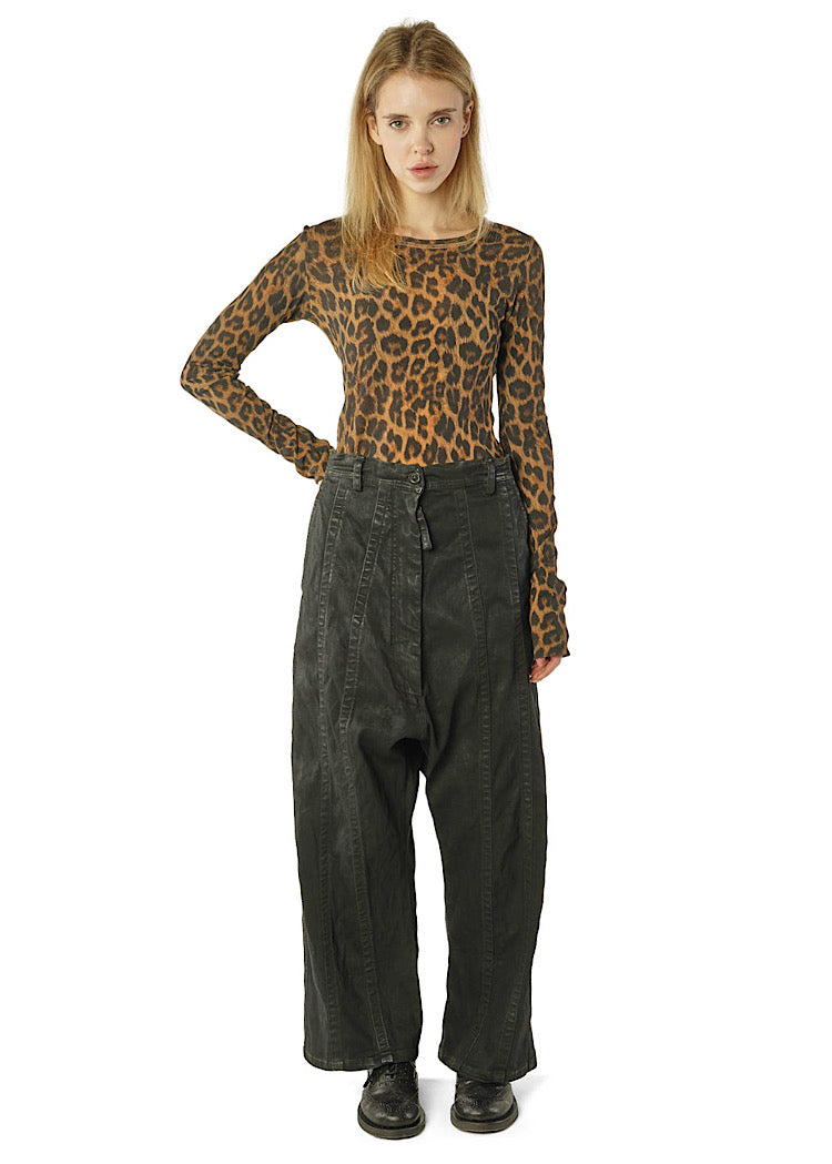 STRAIGHT-LEG DENIM TROUSER