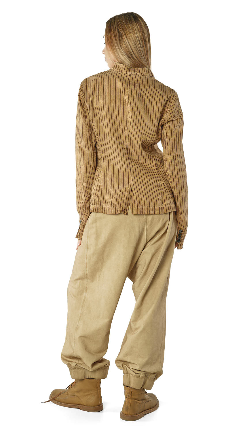 STRIPE VISCOSE-SILK JACKET