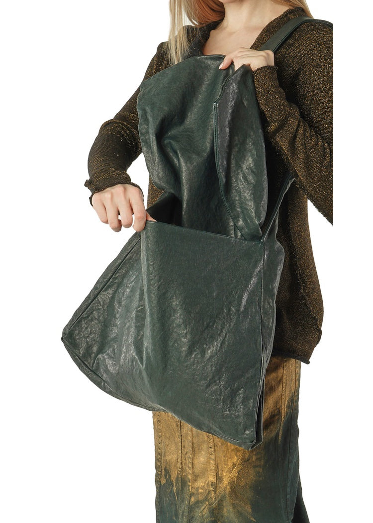 LAMB LEATHER SATCHEL BAG