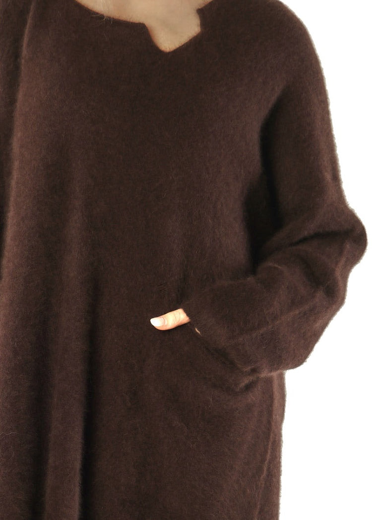 BRUSHED KNIT TUNIC