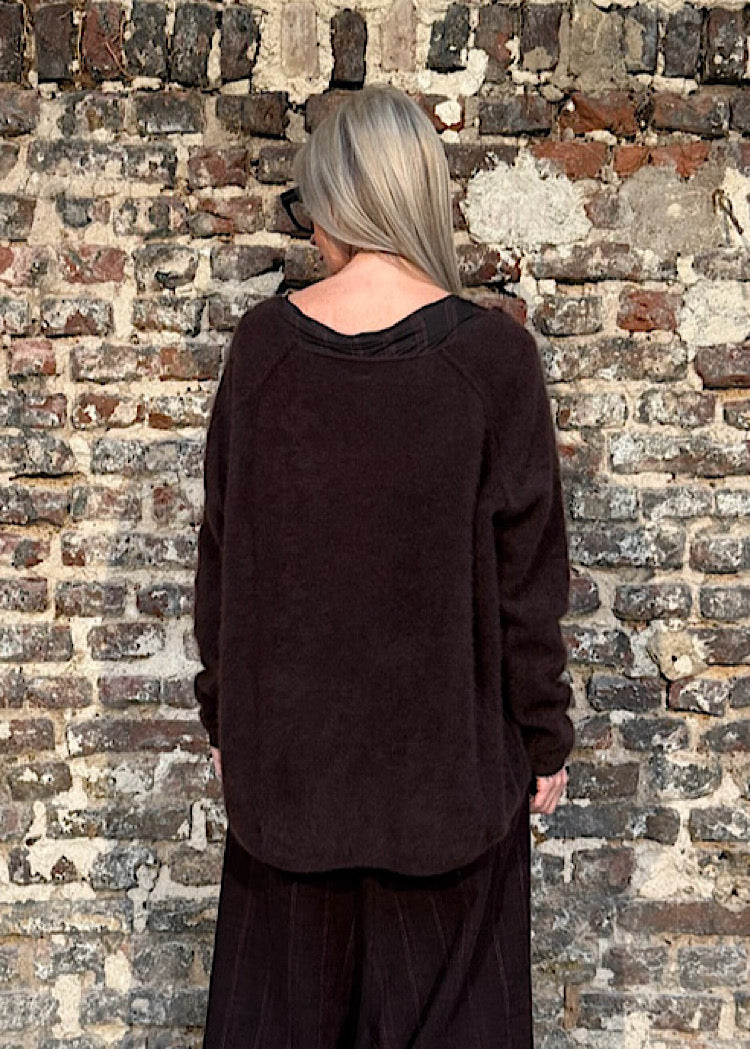 CL BRUSHED KNIT PULLOVER