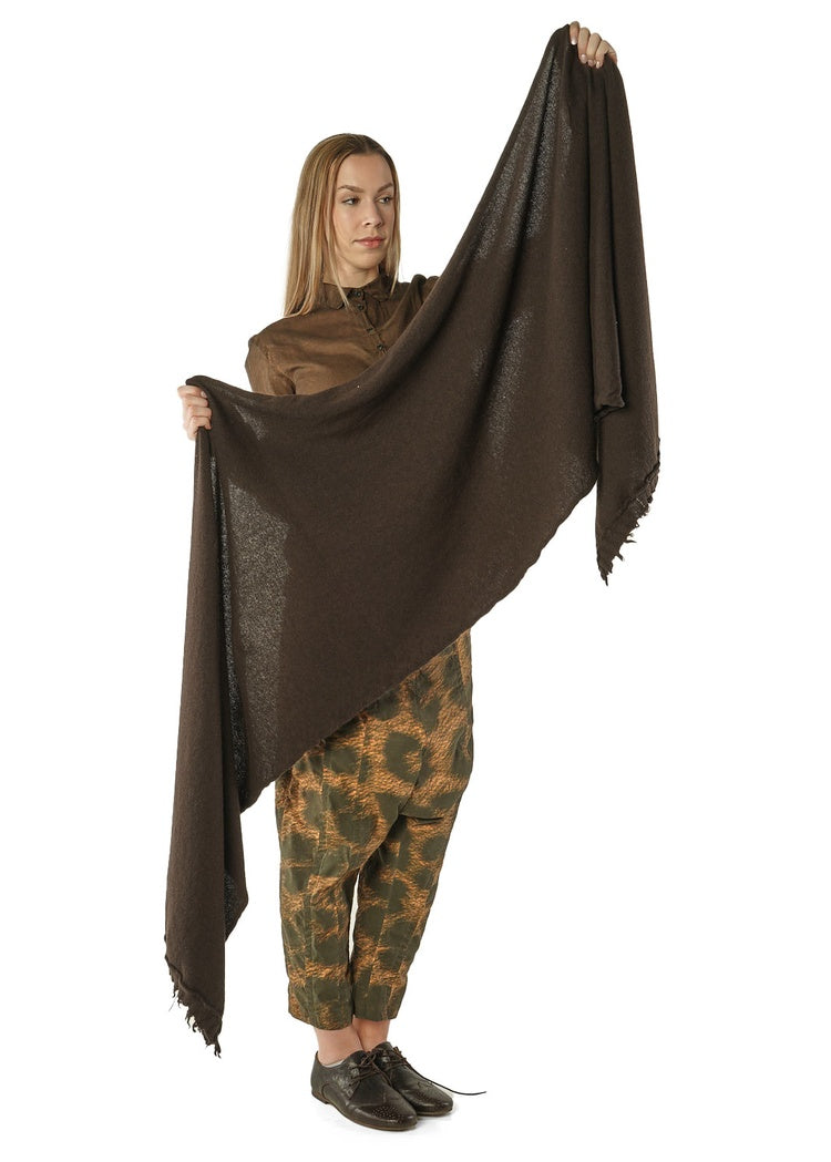 FRINGED CASHMERE SCARF