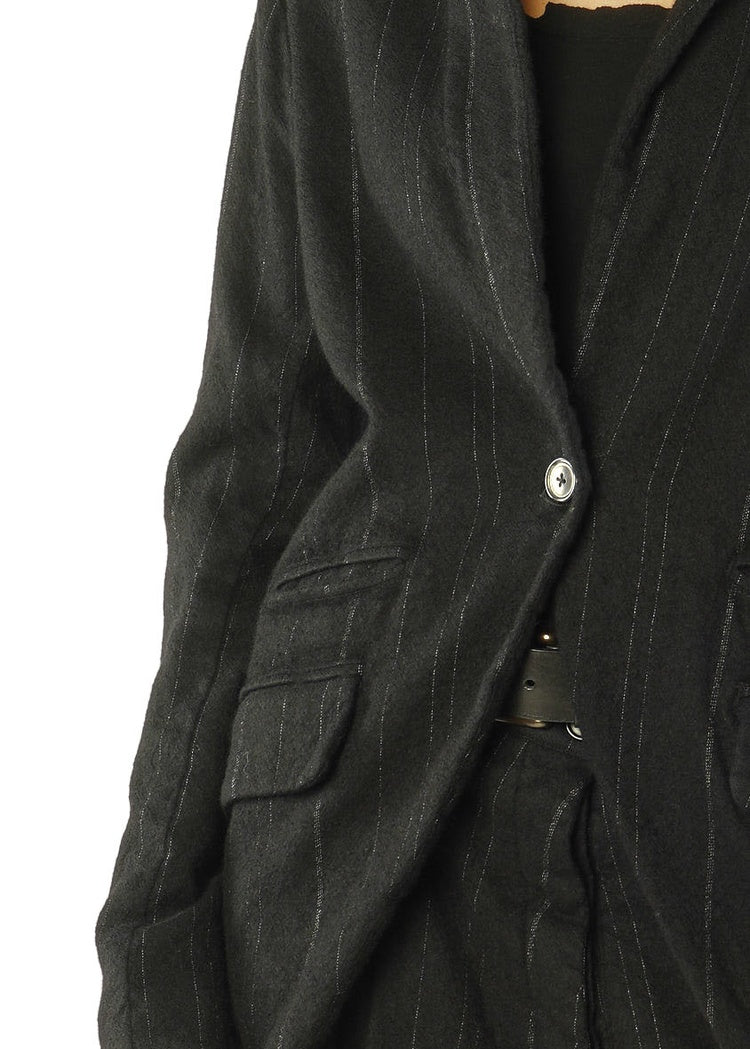 TAILORED PINSTRIPE WOOL JACKET