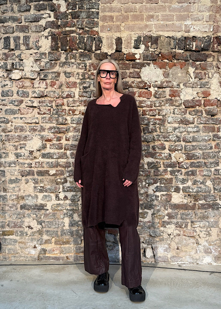 BRUSHED KNIT TUNIC