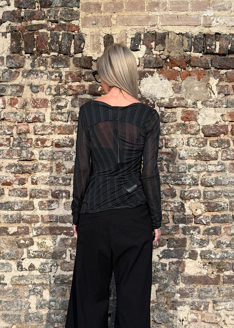 LYOCELL-SILK JERSEY TOP