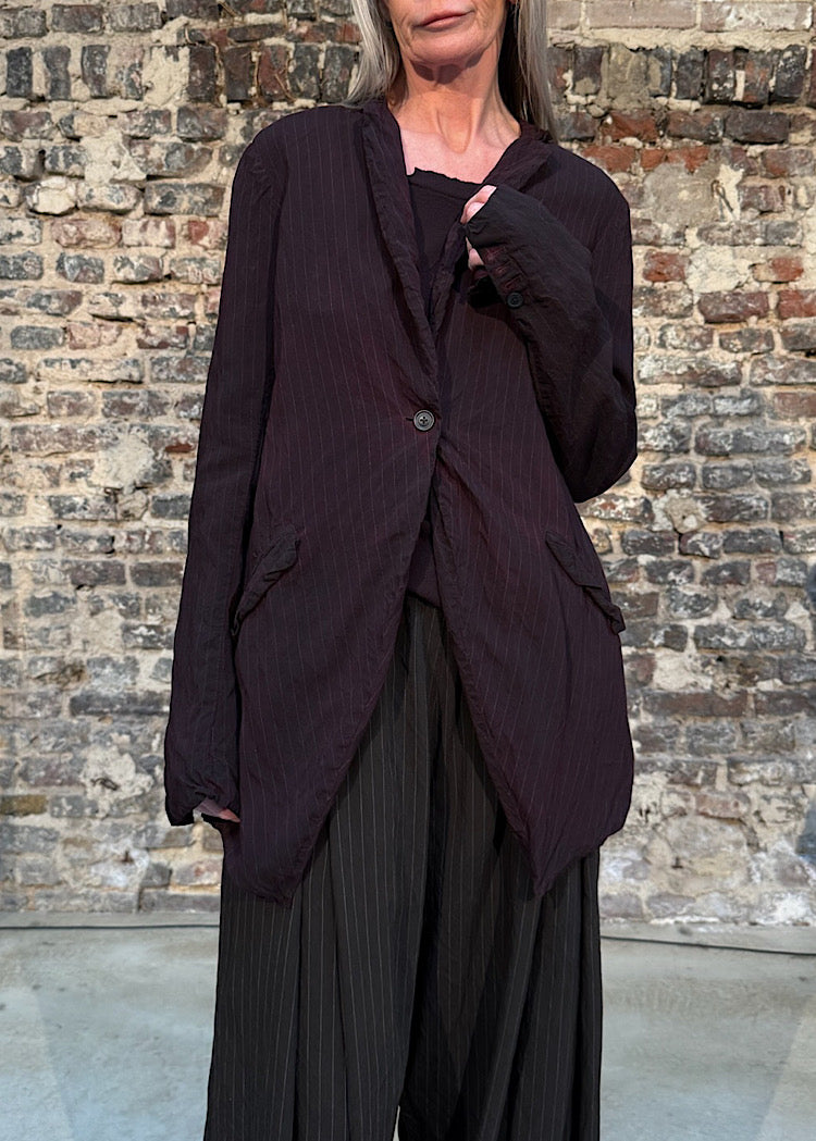 CL TAILORED PINSTRIPE WOOL JACKET