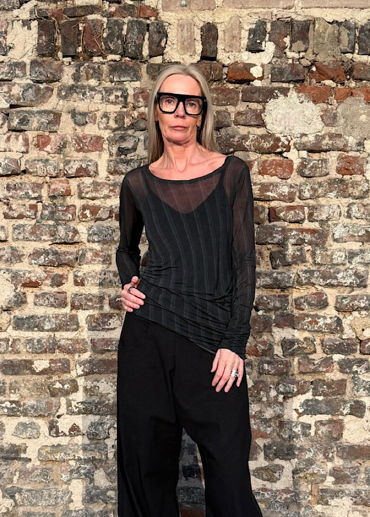 CL LYOCELL-SILK JERSEY TOP