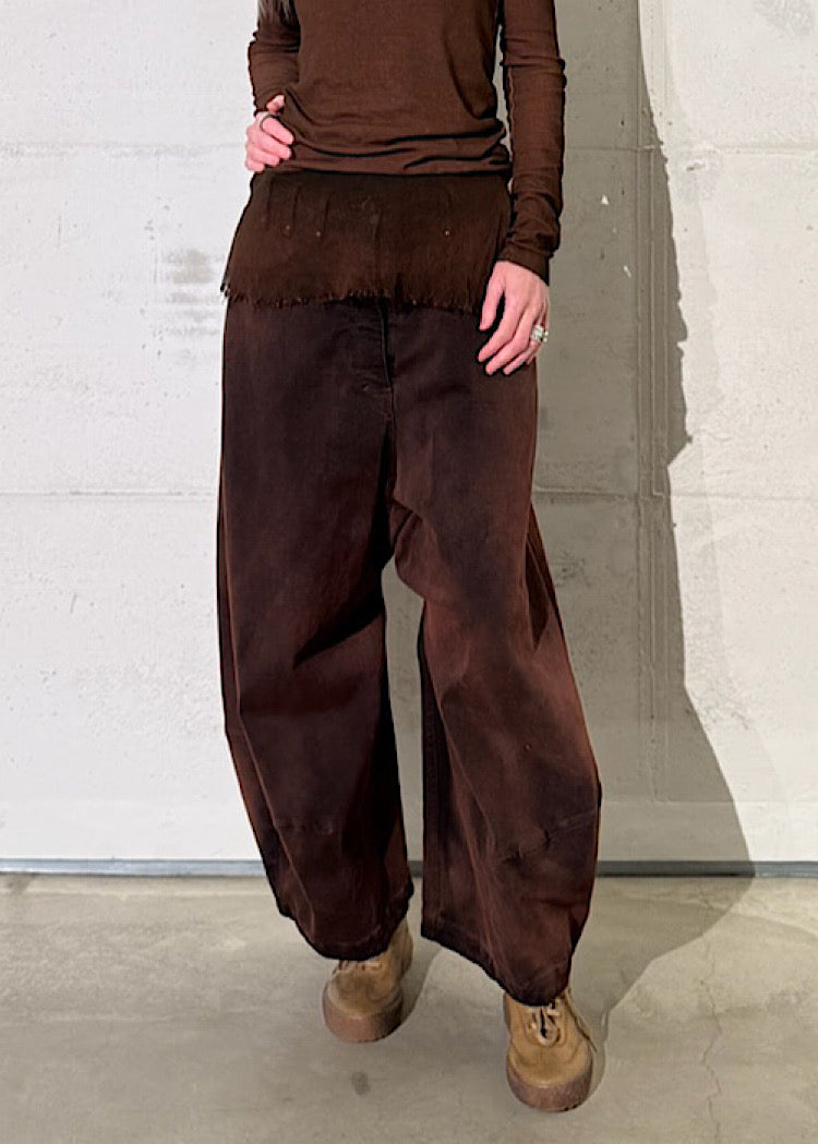 BALLOON DENIM TROUSER