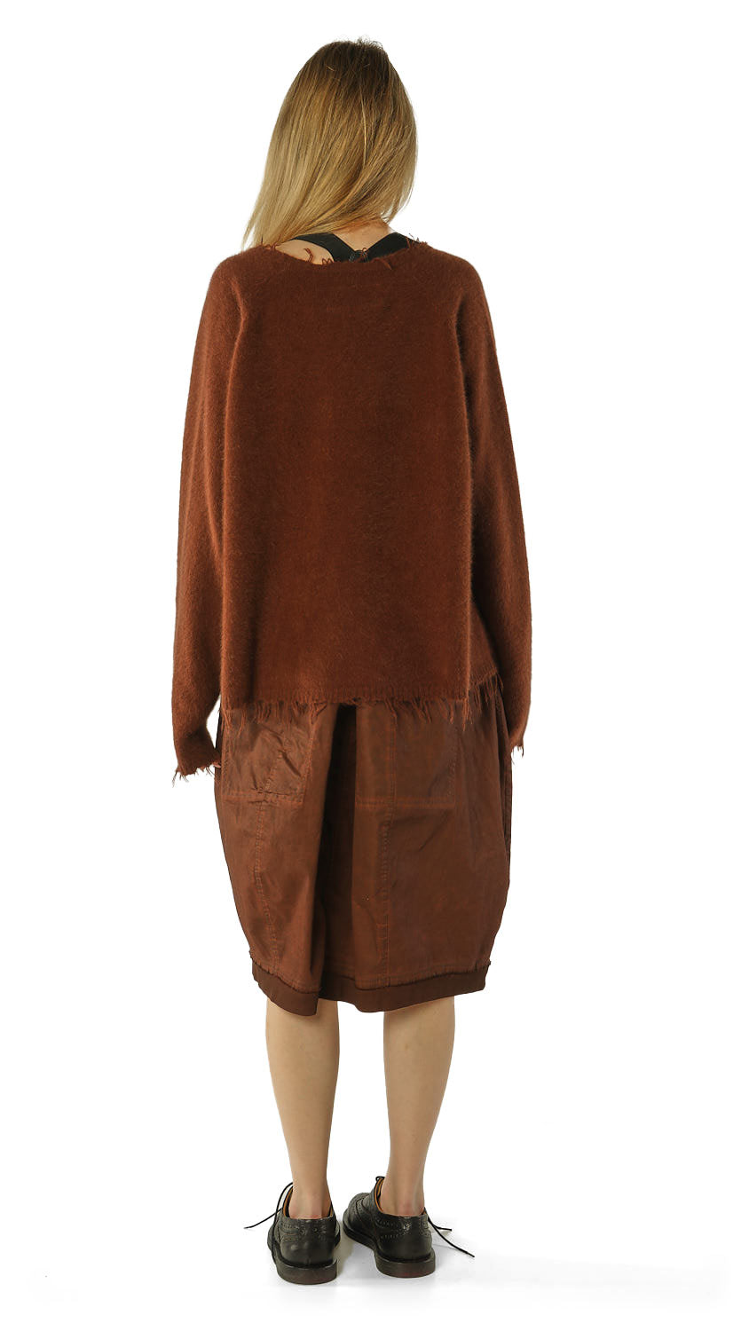 BRUSHED FOX-WOOL PULLOVER