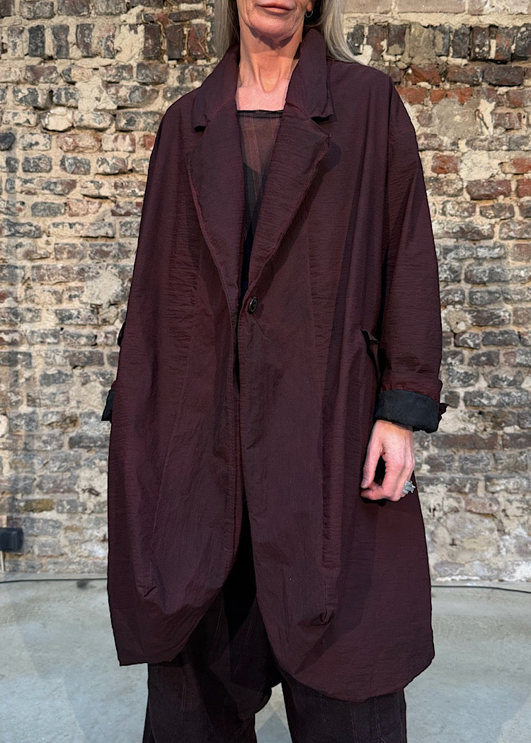TWISTED-EDGE STRETCH COAT