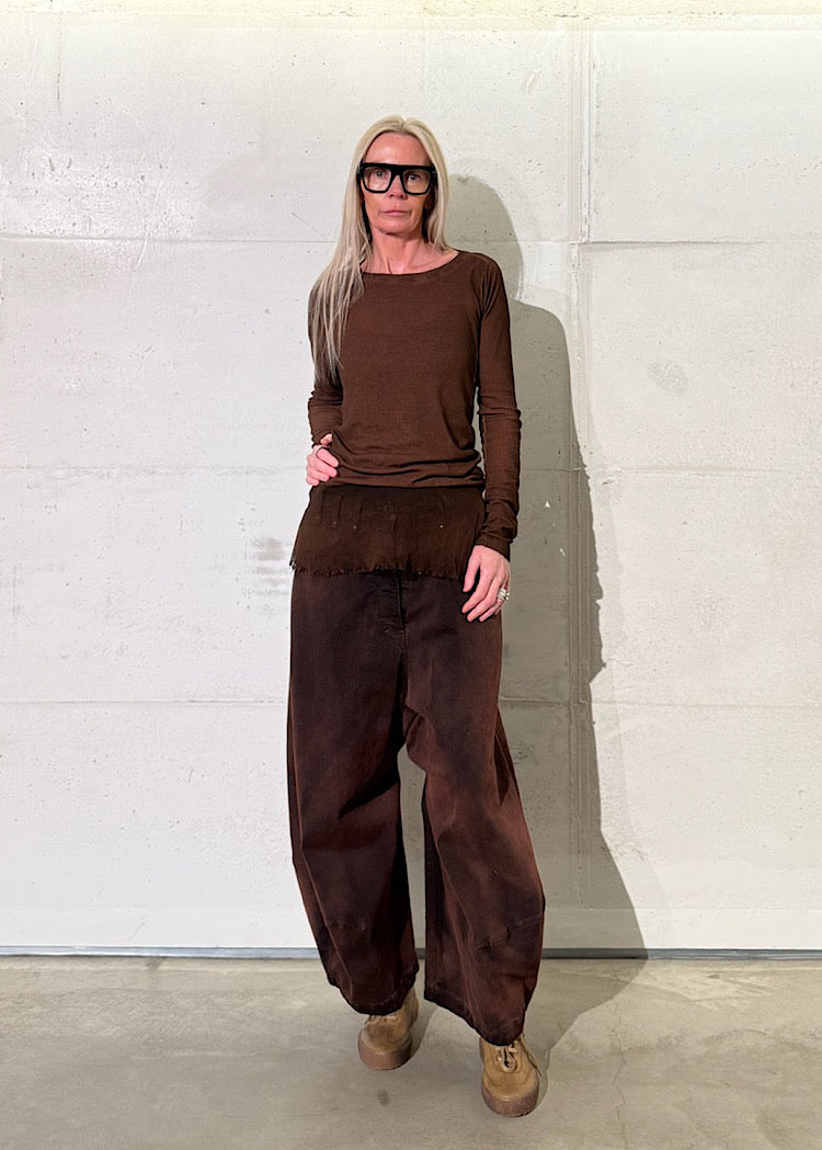 BALLOON DENIM TROUSER