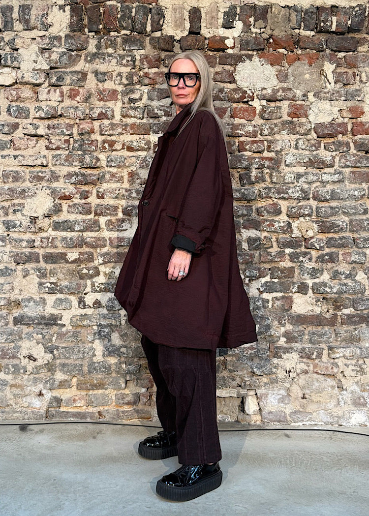 TWISTED-EDGE STRETCH COAT