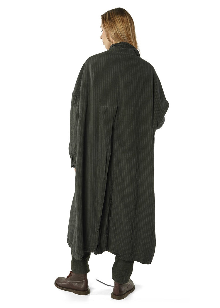 OVERSIZED VISCOSE-SILK COAT