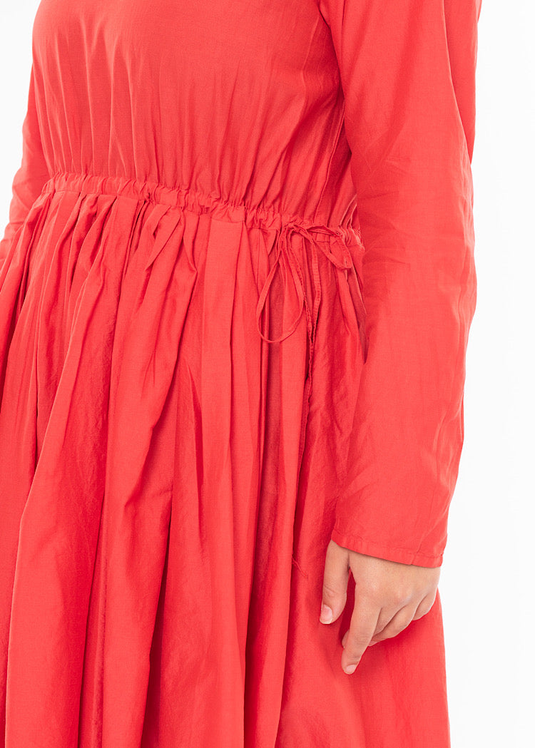 MANUELLE GUIBAL PLEATED DRESS